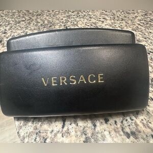 Versace Black and Gold Eyewear Case